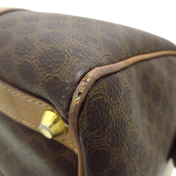 Celine Macadam Pattern Handbag Brown - Picture 5 of 15